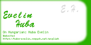 evelin huba business card
